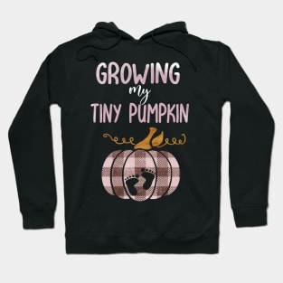 Pregnancy announcement growing my tiny pumpkin thanksgiving gift Hoodie